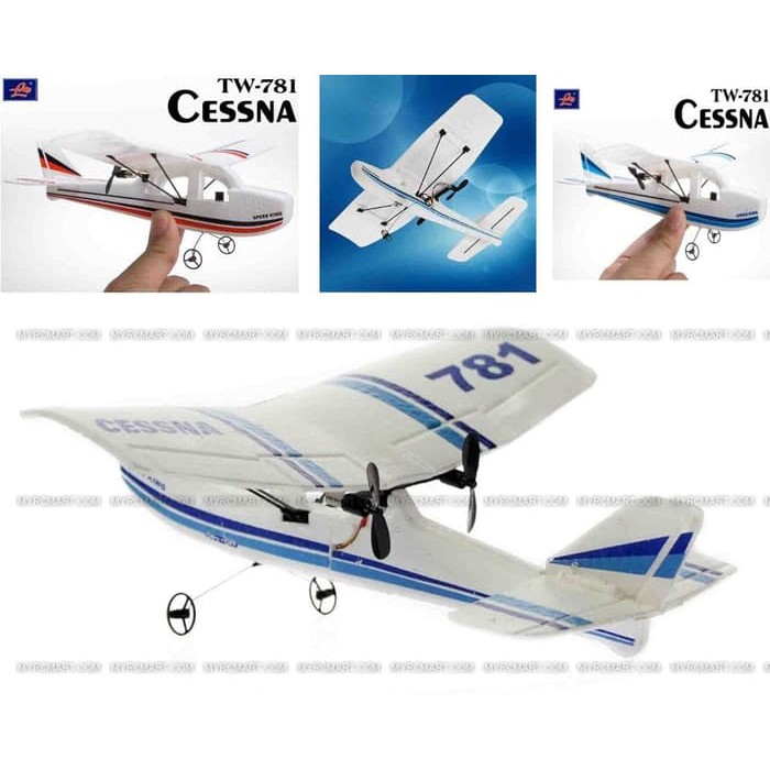 Drone Blackhawk - Pesawat Rc - Drone Quapcopter Remote Glider Pesawat Plane Rc Epo Micro Cessna