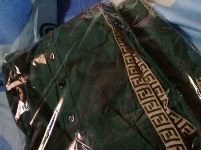 Bswart Batik Hrb026 Kenongo Hem Pendek Padi Pekalongan M L Xl Batik Pria Murah Modern Grosir