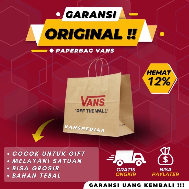 

Paper Bag Vans Coklat Polos Paperbag Tote Bag Vans Tas Kertas Coklat Polos Vans