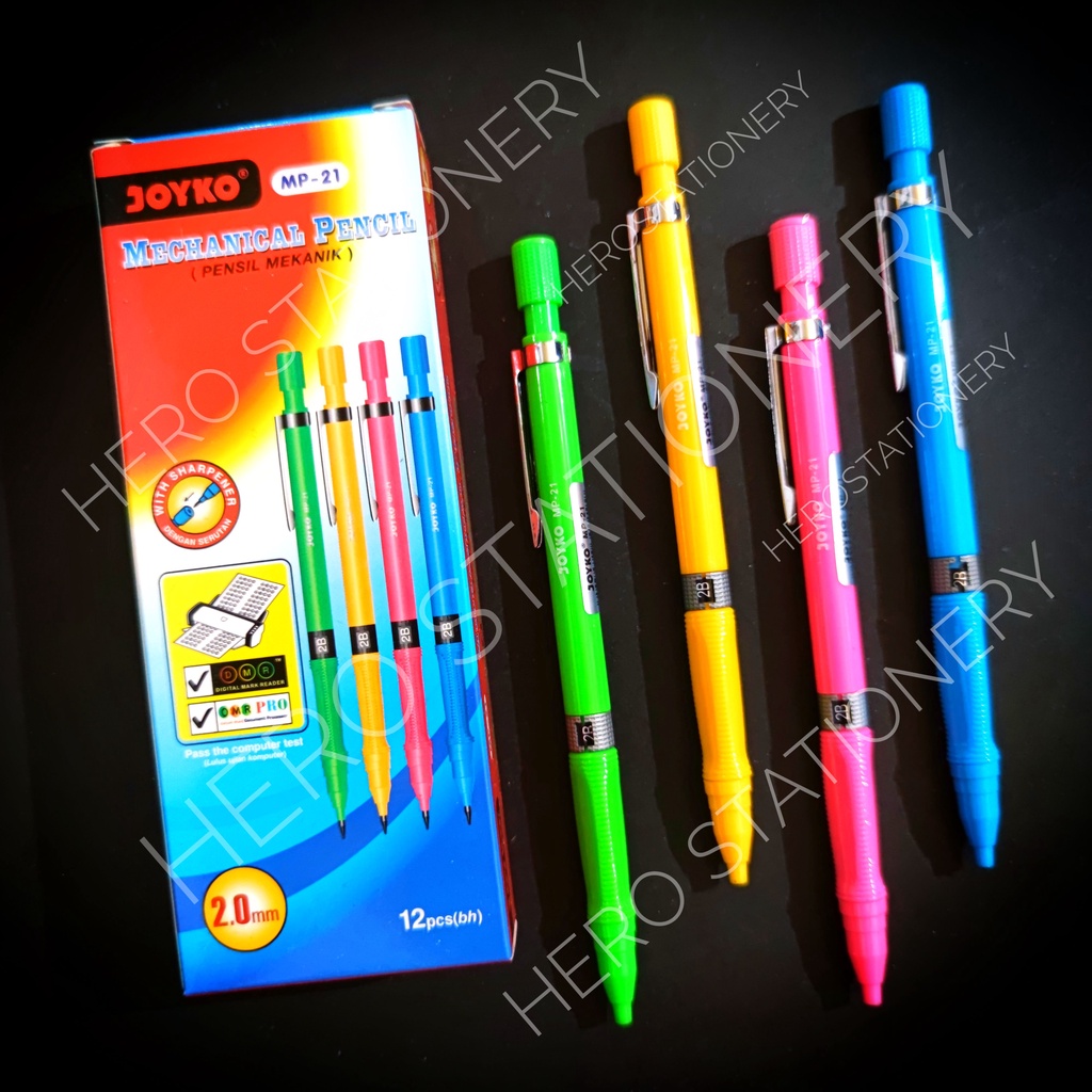 

Joyko mechanical pencil pensil mekanik 2 mm MP-21 . 12 unit
