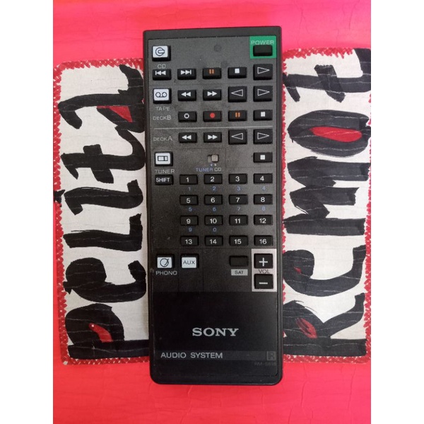 remot Sony compo tape LD original terlengkap