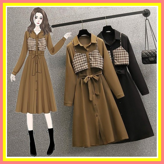 Piya Midi Dress / Tunik Wanita Muslim Kekinian 2021/Atasan Tunik Termurah/Fashion Wanita Terlaris/Fa