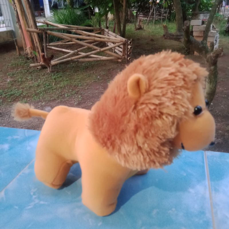 Boneka singa ukuran 25cm size s