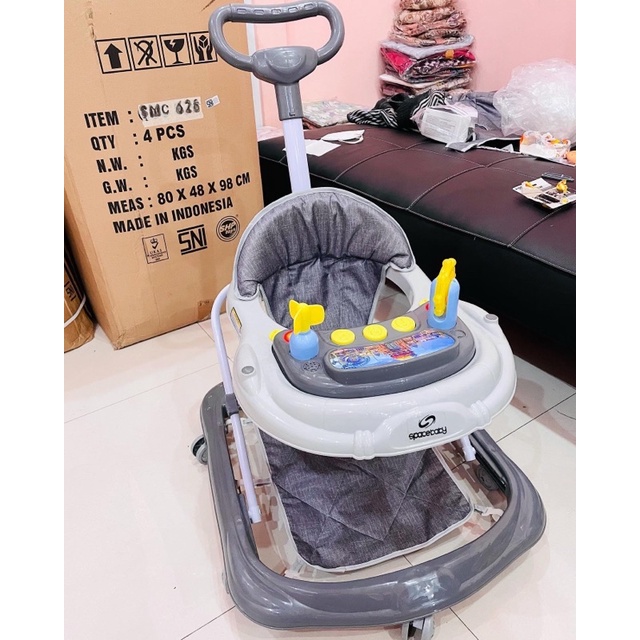 Baby Walker Spacebaby SB 316 302 306 309 701 711 Musik Dorongan