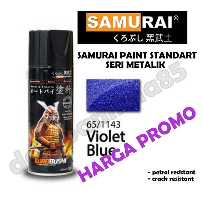 Samurai Paint 1143 VIOLET BLUE/Ungu Biru Cat Semprot/Pylox/Pilox/Pilok