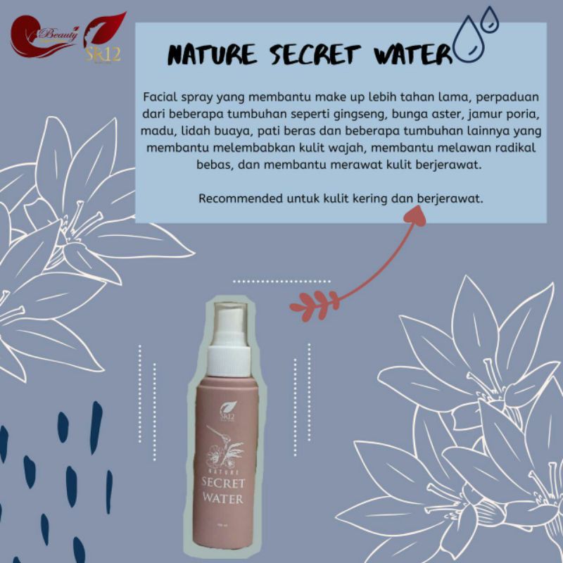 

SOLUSI TOTAL ANTI AGING - NATURE SECRET WATER SR12