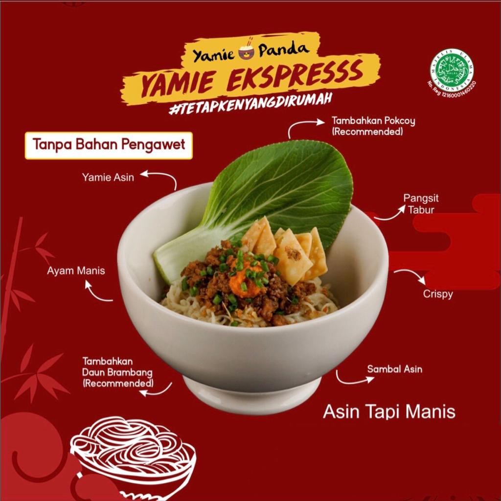 

Yamie Panda Ekspress Asin Tapi Manis / Yamie Instant / Mie Frozen