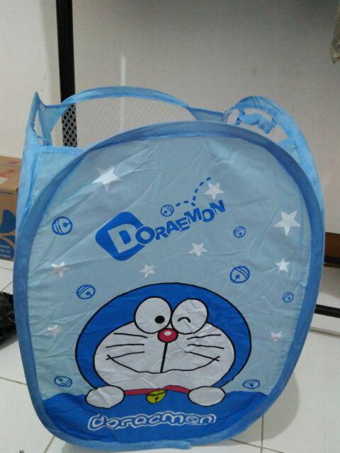 Keranjang Baju Kotor Lipat Jaring Karakter Laundry Bag Basket F230