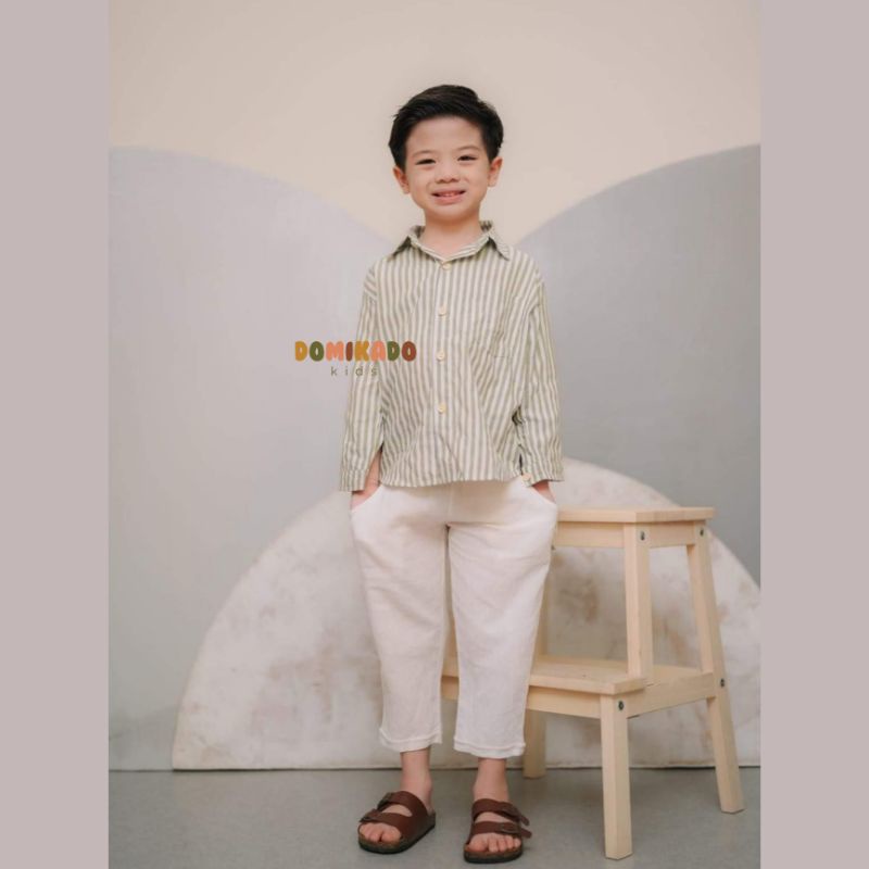 Domikado | GENE Oversize Shirt | Kemeja oversize anak | Kemeja anak