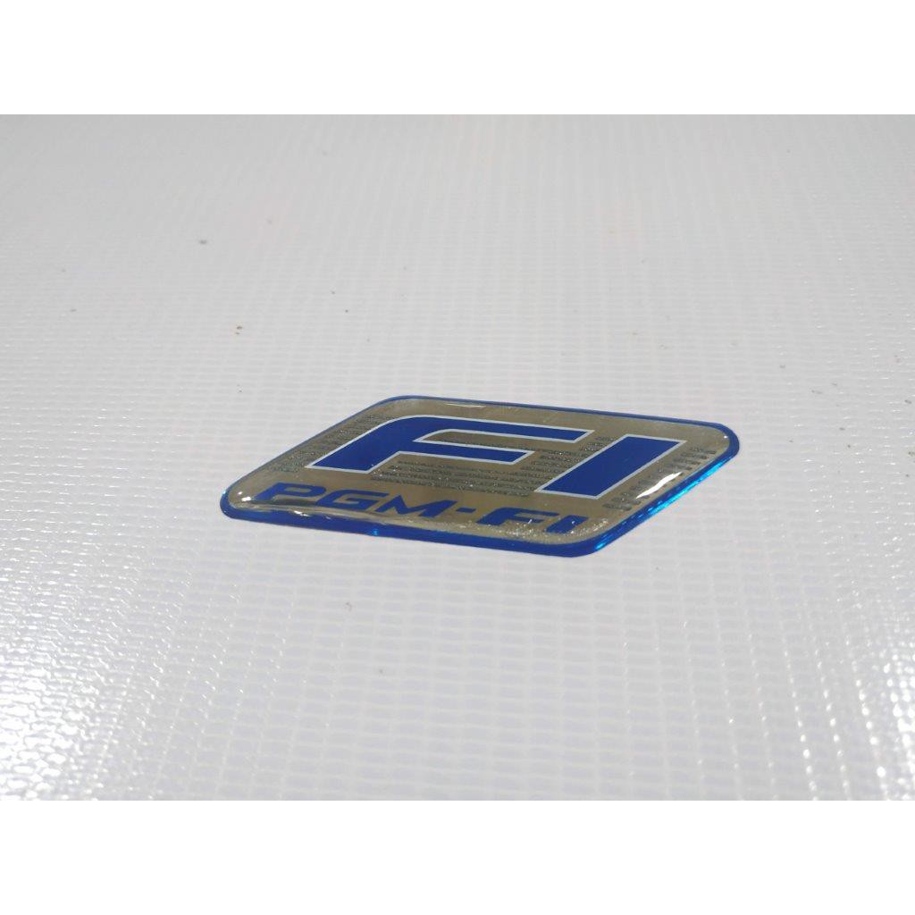 STIKER EMBLEM TULISAN FI DI BATOK DEPAN HONDA GENIO VARIO BEAT SCOOPY TIMBUL