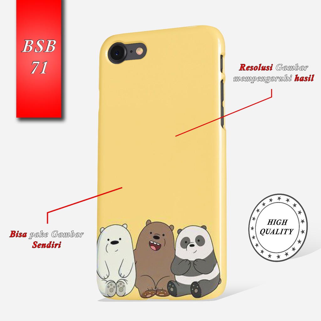 CASE BARE BEARS LENOVO K4 NOTE K5 NOTE K6 POWER K8 2017 K8 NOTE