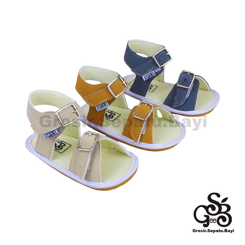 sepatu bayi sandal bayi sendal bayi laki laki perempuan prewalker bayi  umur 2 - 12 bulan model casual S03 polos ringan  fleksibel &amp; Anti Slip