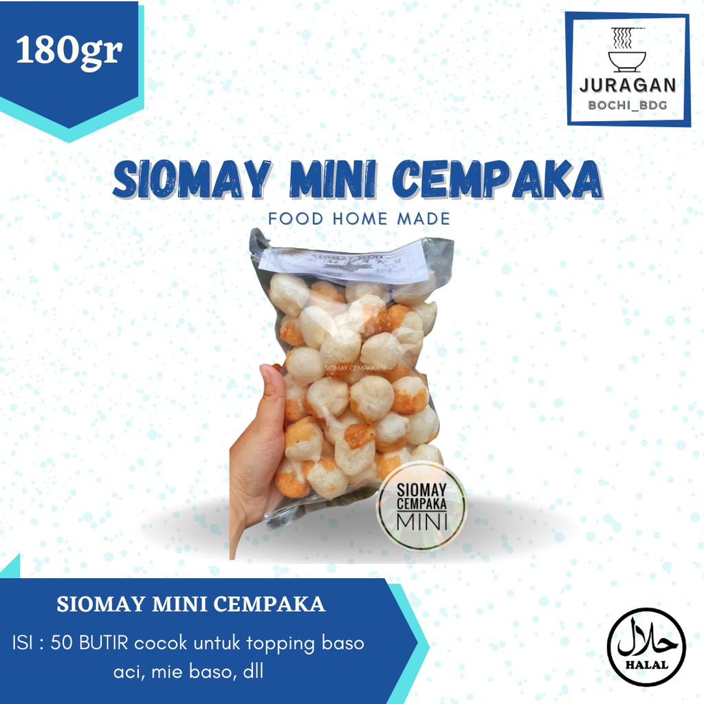 

SIOMAY MINI CEMPAKA ASLI BANDUNG GURIH TOPING SEBLAK BANDUNG