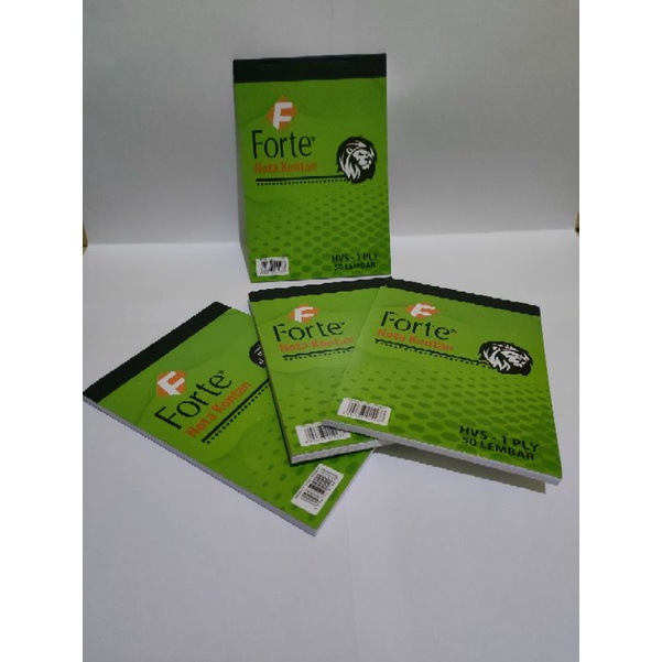 

Niam SATUAN ( 1 PCS x 50 LEMBAR ) Nota Kontan Kecil Forte 1 Ply