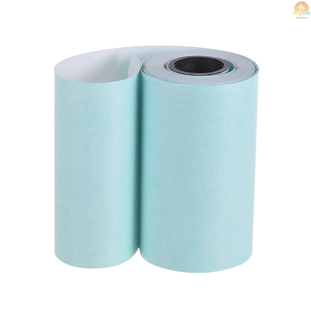 Printable Sticker Paper Roll Direct Thermal Paper with Self-adhesive 57*30mm for PeriPage A6 Pocket Thermal Printer for PAPERANG P1/P2 Mini Photo Printer, 3 Rolls