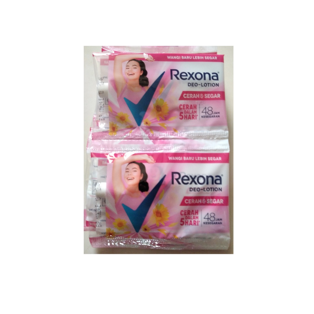 REXONA  DEO LOTION CERAH SEGAR SACHET 9G