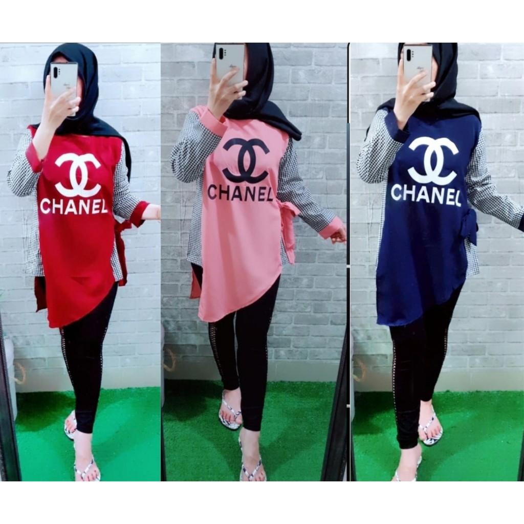 *[MCFK] Tunik Wanita / Atasan Baju Tunik Panjang / Tunik / Tunik Dewasa Printing / Tunik Motif