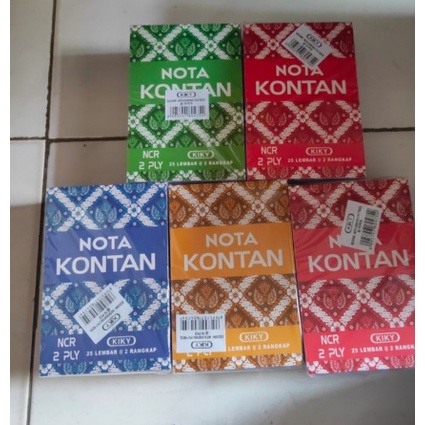 

NOTA KONTAN 2 PLY (2 RANGKAP) KECIL DAN BESAR/3PLY BESAR