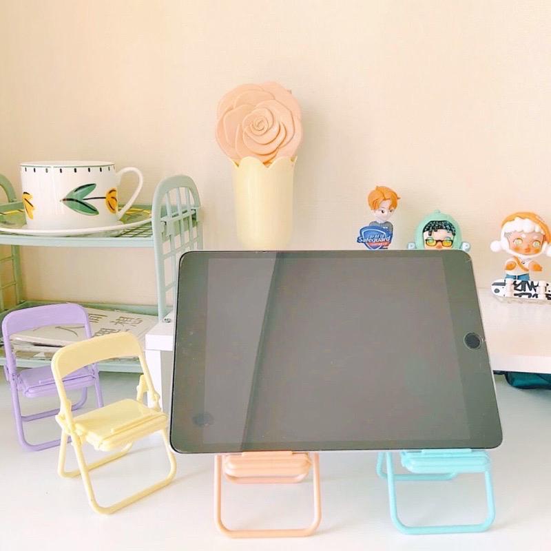 [TPC] Phone Holder Kursi Lucu Aesthetic Folding Chair Stand Holder HP Dudukan Handphone LL007