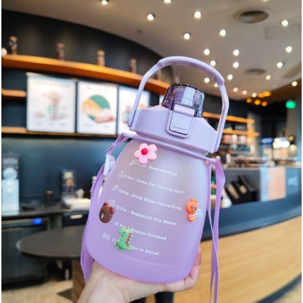 [ Cinicini ] Botol Minum Gemoy Bulat Mini [ 1.3 Liter ]