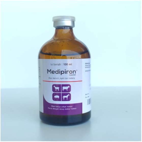 MEDIPIRON 100 ml Obat Demam, Nyeri, Radang Hewan