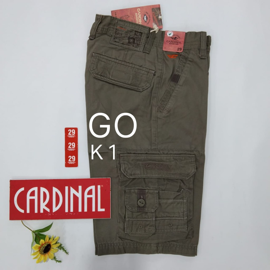 gof 29-KPL 2 CARDINAL KEMPOL CASUAL Celana Pendek Cowok Celana Kempol Fashion Pria Brand Kekinian