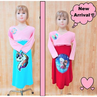  Gamis  Hanbok  Frozen USAP Murah Baju  Muslim Anak  Peremuan 