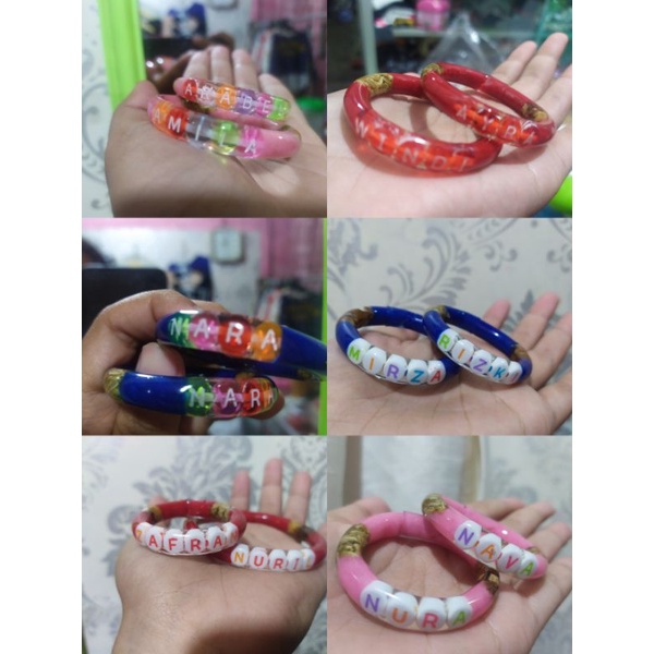 Gelang Couple Handmade, Gelang Sawan, Gelang Dlingo bawang, gelang custom nama, gelang moms and Kids,