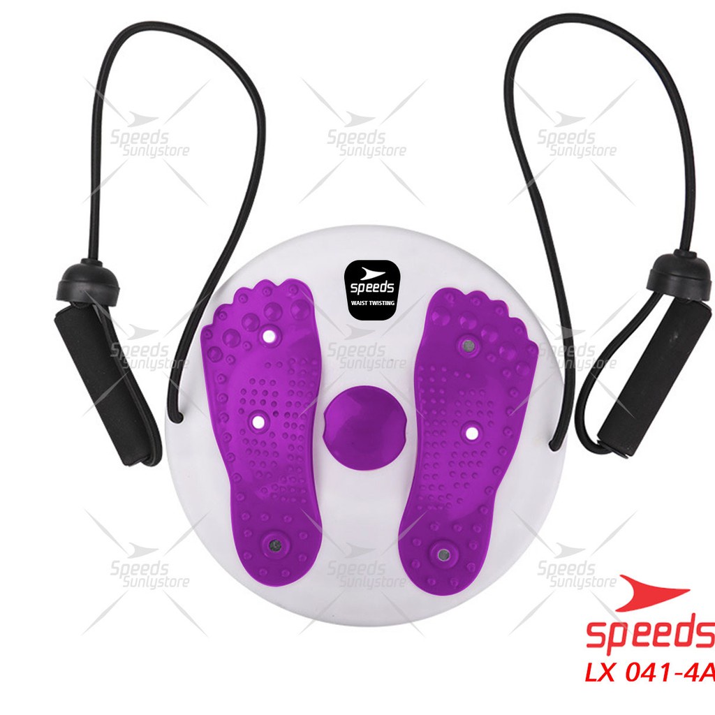 SPEEDS Waist Twisting Kaki Olahraga Rumah Portabel Fitness Pelangsing Perut Paha Pinggul Waist Twisting Terpisah 041-5-TWISTING-4 UNGU