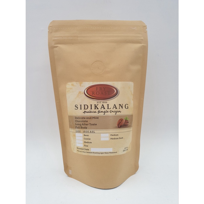 

(BISA COD) KOPI ARABIKA SIDIKALANG 250 GRAM BIJI/BUBUK - BIJI, MEDIUM ROAST