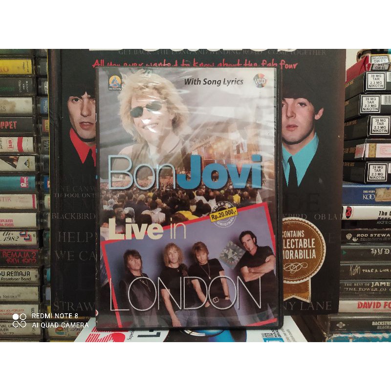 VCD Original : Bon Jovi Live in LONDON.