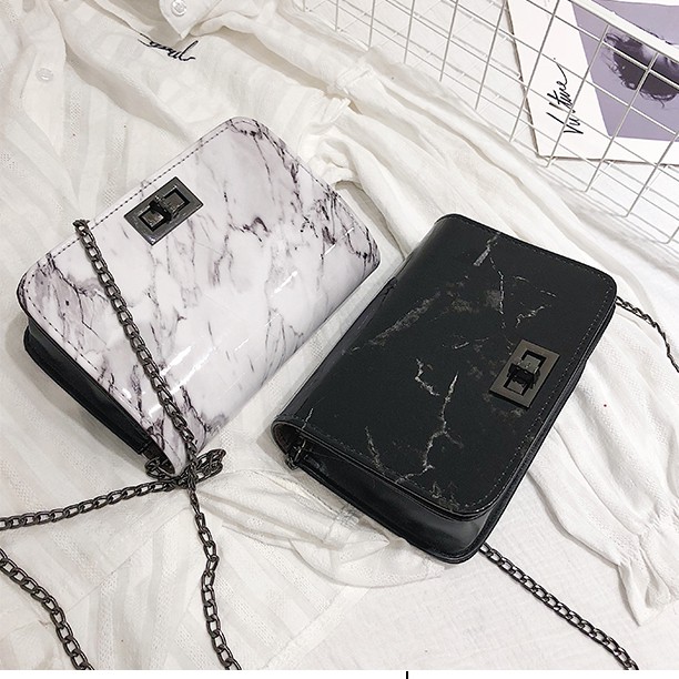 LUXTHER - Tas Sling Bag Marble / Marbel / Tas Selempang Kotak GOOD QUALITY!!