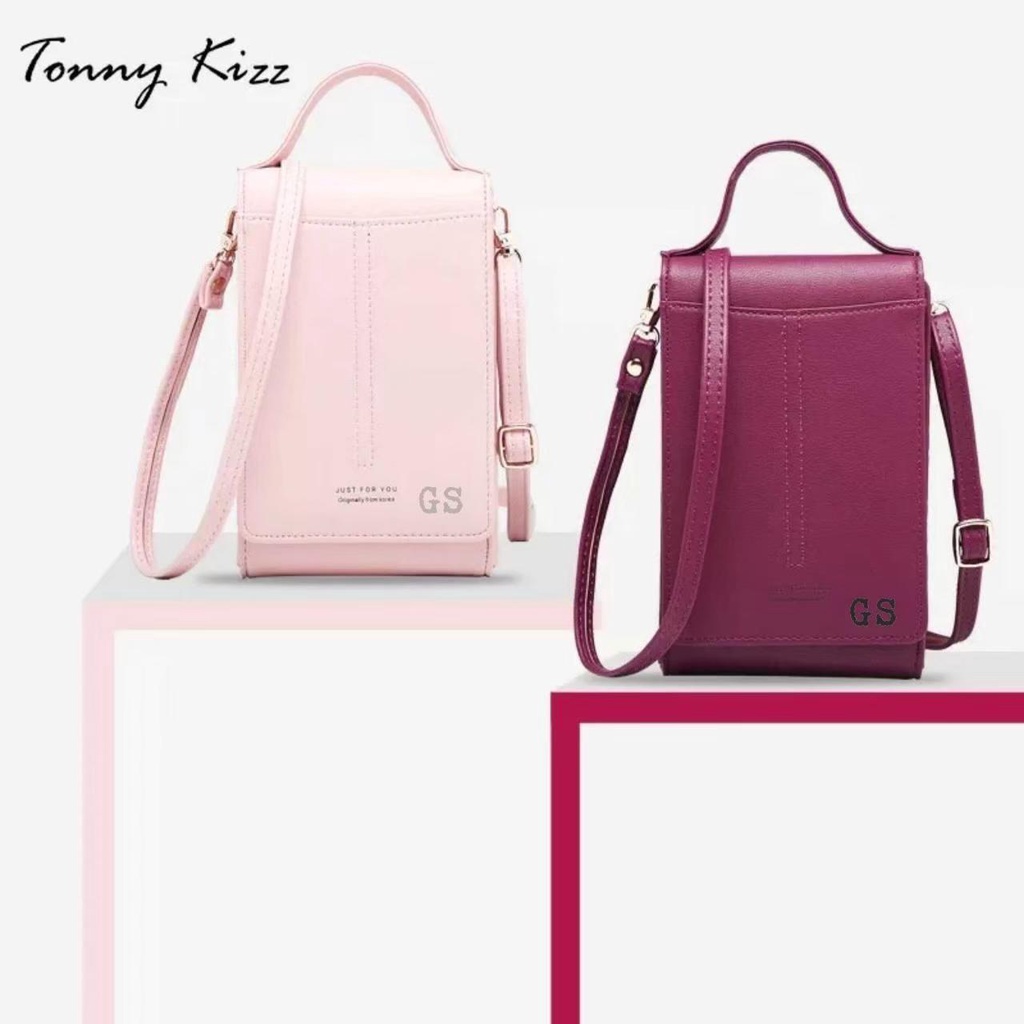 Tas HP Wanita Dompet HP GTO Lovely Multifungsi Style Tas Selempang mika Wanita Kulit Pocket HP / sling bag