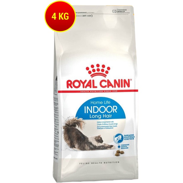 Makanan Kucing RC Food Royal Canin Indoor Cat Long Hair 4 Kg