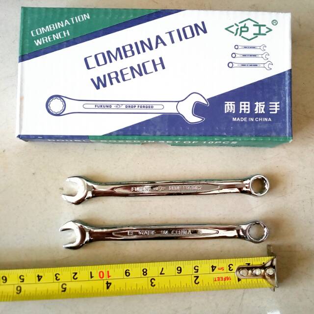 Kunci Ring Pas 8MM/Combination Wrench Spanner Spana/kunci ring pas kombinasi BERKUALITAS/KUNCI TUKANG PERTUKANGAN