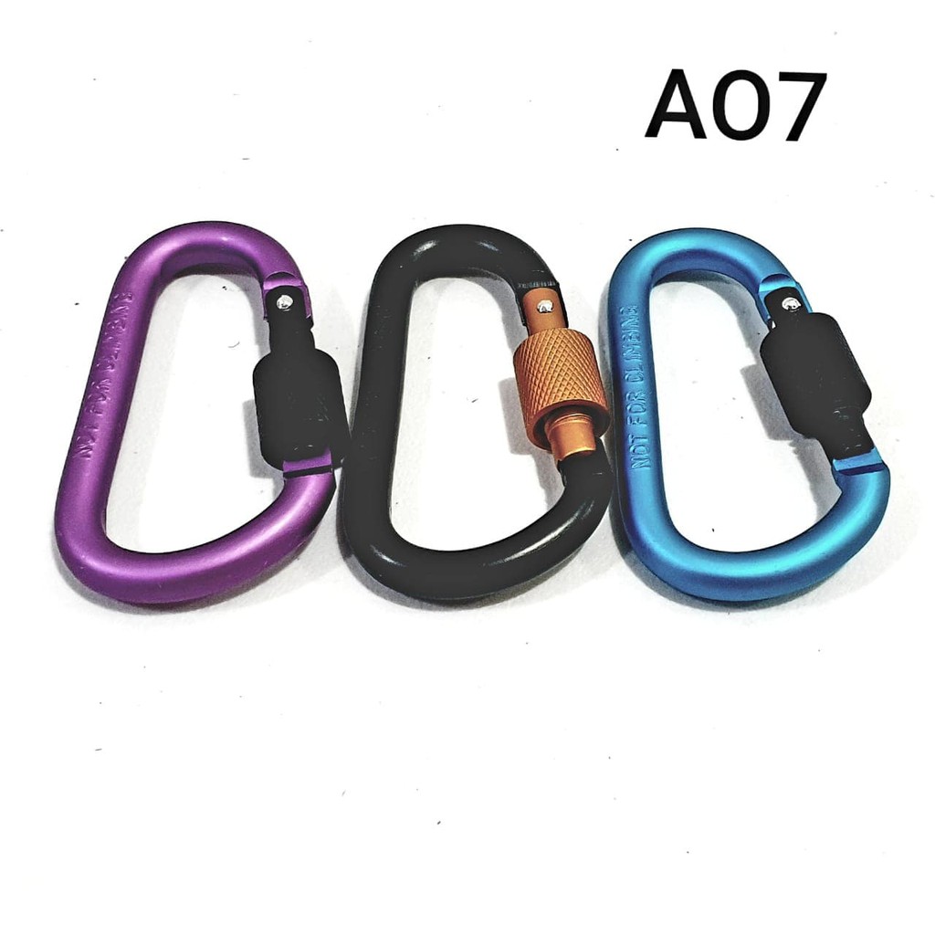 Parling Laris! KARABINER A07 STAINLESS GANTUNGAN BARANG CARABINER OUTDOOR Low Price!