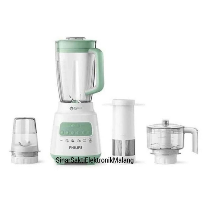 Philips Blender HR2223 2 Liter HR 2223 Plastik 2223/30 2L Chopper Pencacah Daging 4 in 1 Garansi