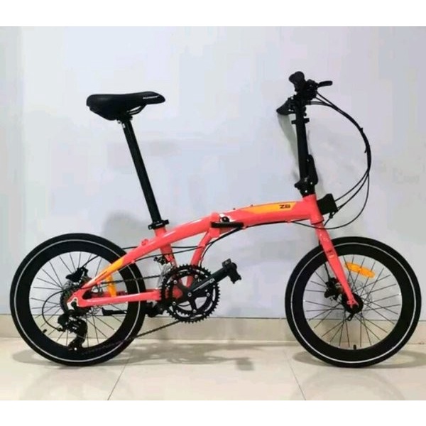 Sepeda Lipat Element ECosmo Z8 2x8 Speed 20  Shimano hidrolic Frame Alloy Garansi Kredit Cicil COD-4