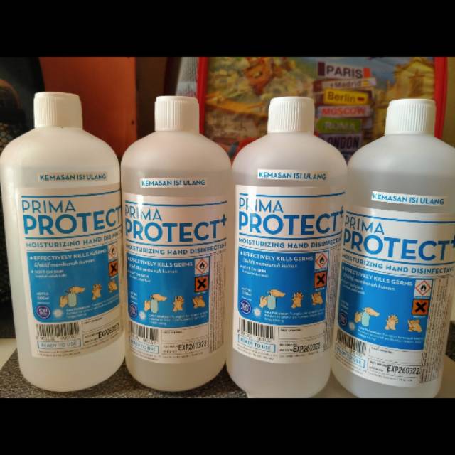 Isi Ulang hand sanitizer 500ml Prima Protect+