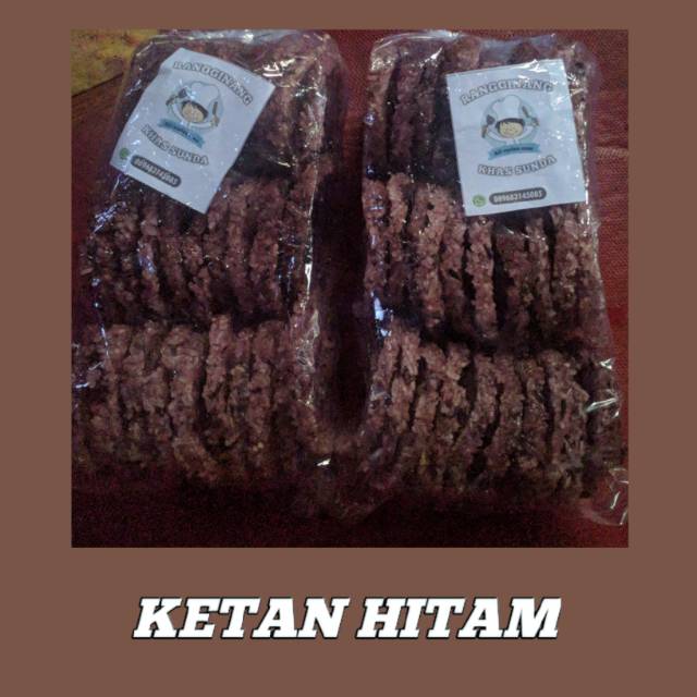 

Rangginang rasa ketan hitam