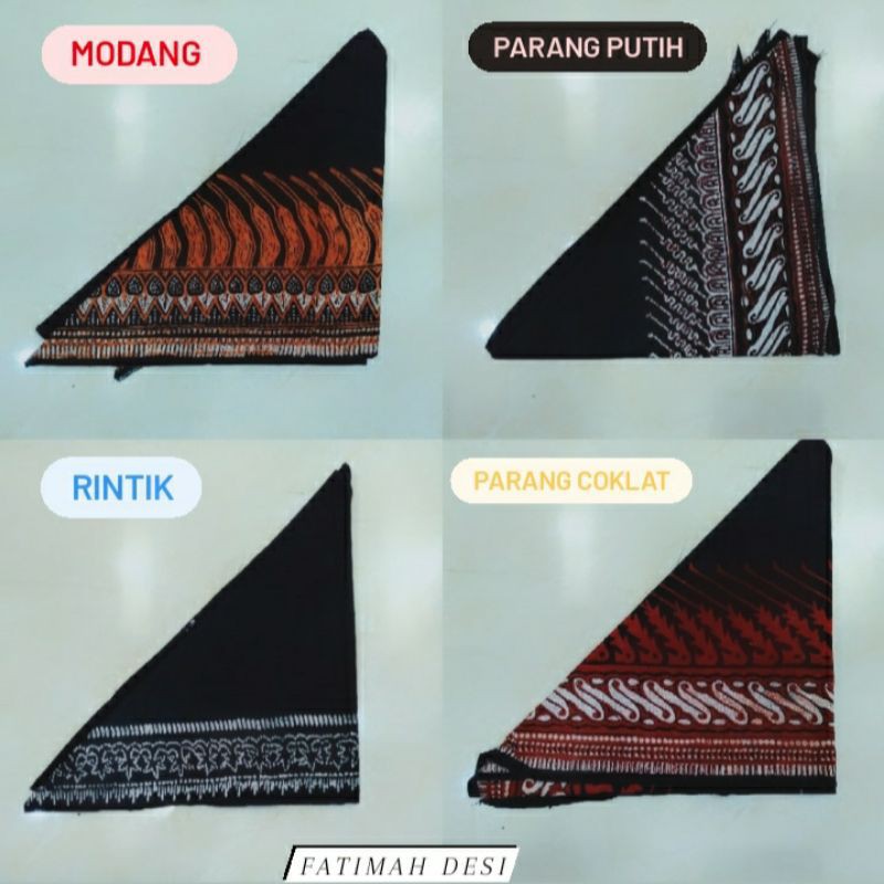 Iket kepala segitiga // Iket segitiga batik // Iket segitiga murah