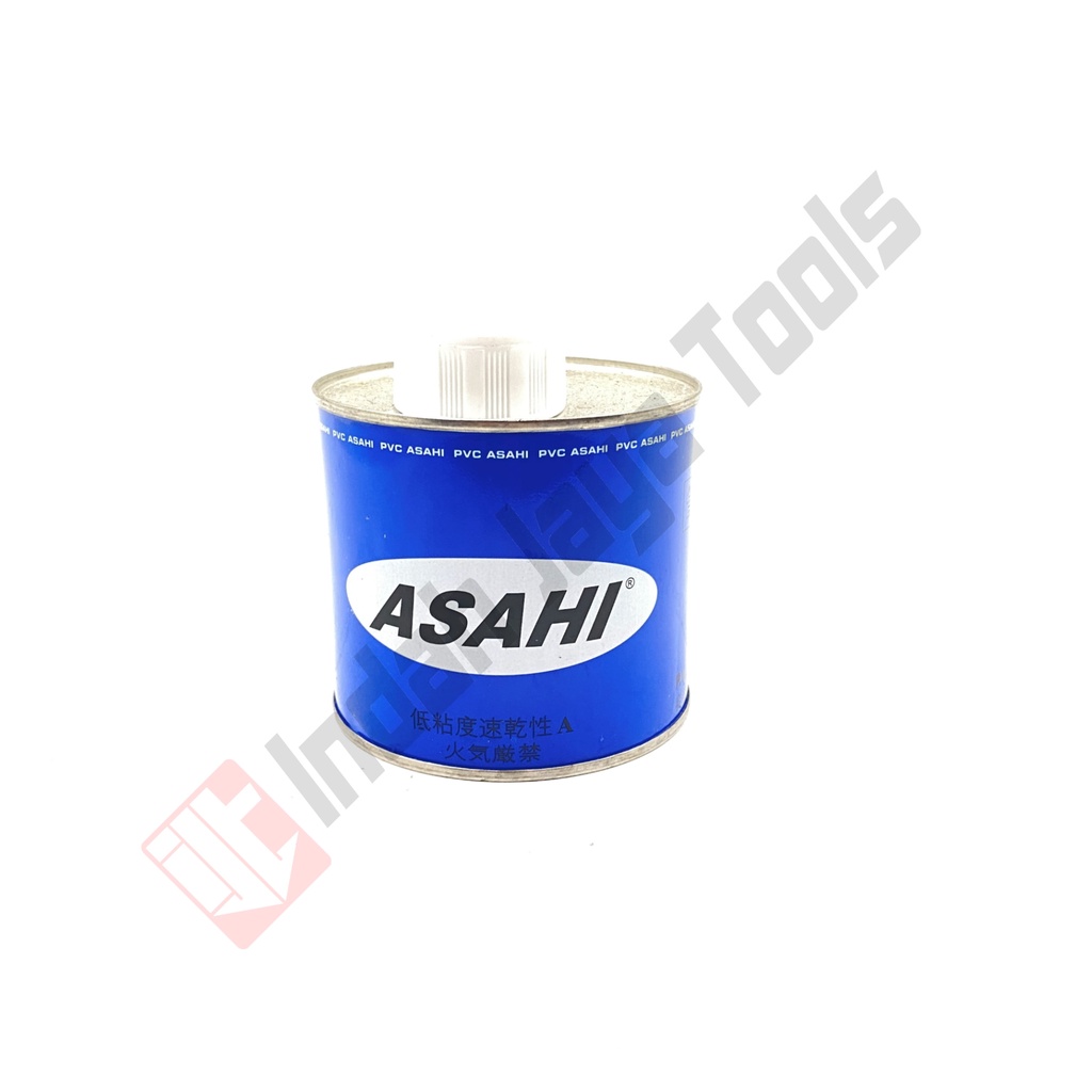 ASAHI Lem PVC Kaleng 400 Gram Lem Pipa Paralon Lem Fitting