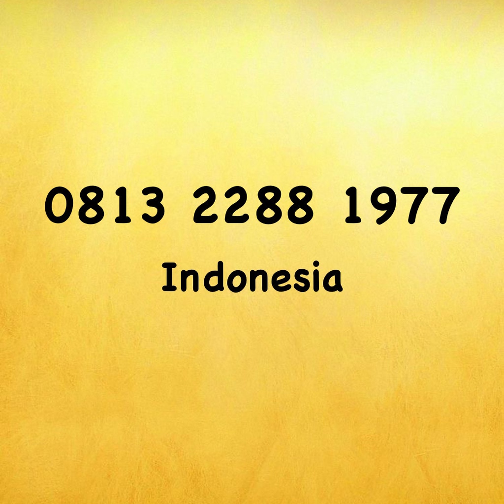 Nomor Cantik Simpati Seri Tahun - 77 - 0813 2288 1977