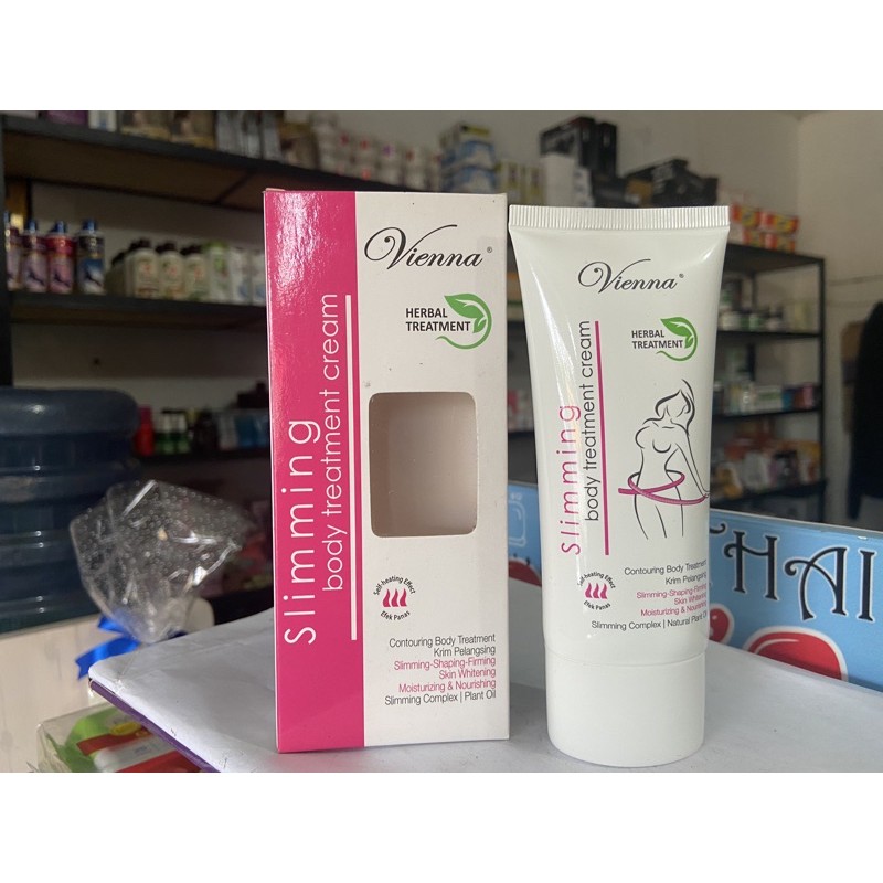 po.x - [ tube 80 ml ] vienna slimming cream -- cream plangsing vienna bpom