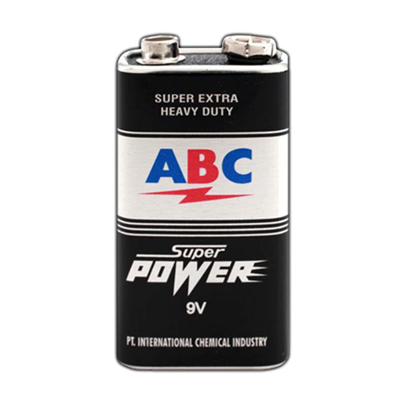 Batu Baterai ABC 9 Volt Baterry Kotak 9 v 9v Super Power