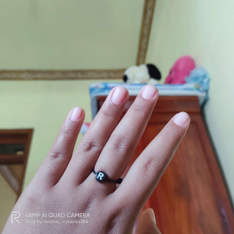 Beli 10 Free 1 || Cincin Inisial || Cincin Huruf Inisial Custom