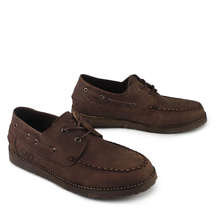 sepatu pria sauqi footwear zapato coklat kulit asli original leather crazy shoes