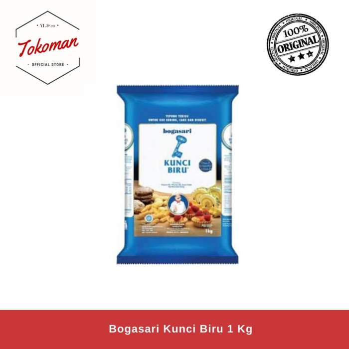 

Ds11D0 Bogasari Tepung Terigu Kunci Biru Premium 1 Kg G6040B