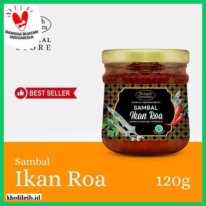 

Aneka-Sambal- Rempah Nusantara Sambal Ikan Roa Asap 120 Gram -Pedeeeeeezzzzzzz.