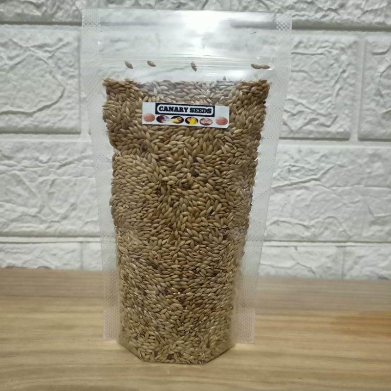 Canary Seed Pakan Biji Terbaik Untuk Hewan Penyuka Biji Bijian Pakan Canaryseed Hamster Burung Dll PouchS